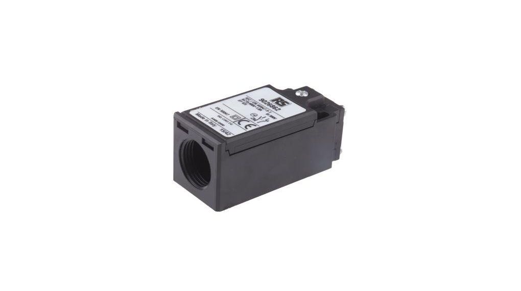 Endschalter, Stössel, Thermoplast, 1 Schliesser / 1 Öffner, 10A, Sprungkontakt, Kabel
